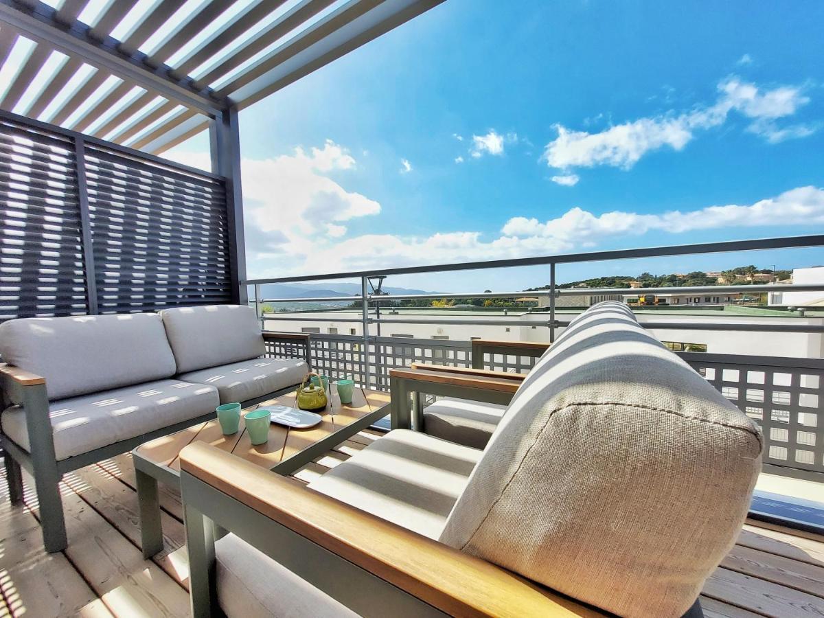 Appartement Catalina - Double Terrasse - Wifi - Clim - Porticcio 波尔蒂乔 外观 照片